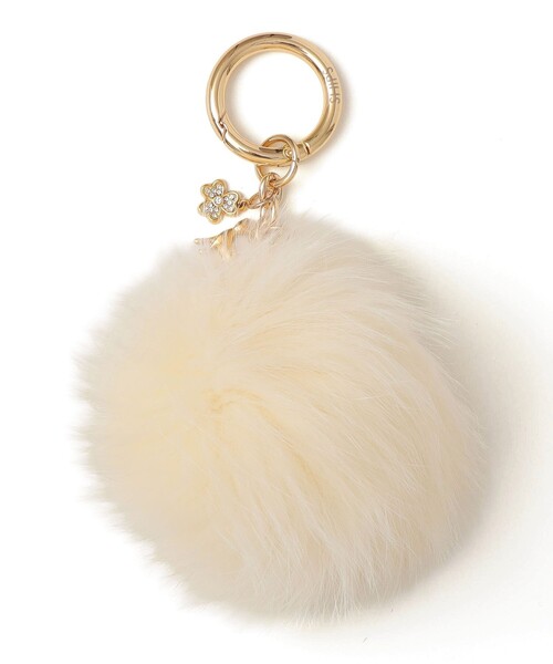 セール】フォックス ファーポンポン チャーム（キーホルダー）｜SHIPS
