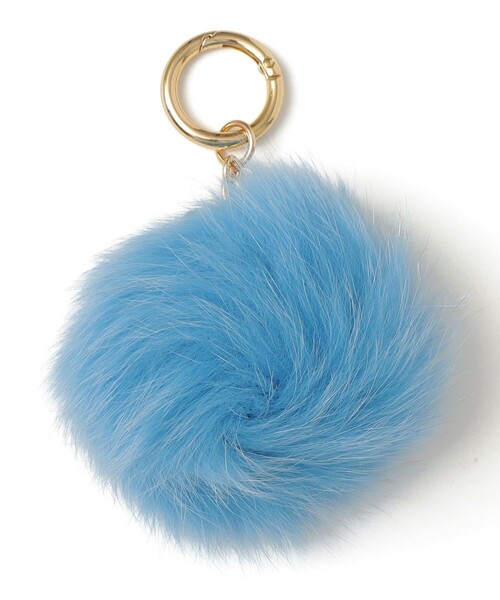 SHIPS(シップス)の「フォックス ファーポンポン チャーム(キーホルダー・レディース・ベージュ/オフホワイト/ライトブルー・ONE SIZE)」の14枚目の写真
