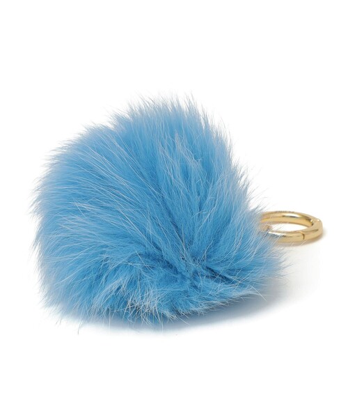 SHIPS(シップス)の「フォックス ファーポンポン チャーム(キーホルダー・レディース・ベージュ/オフホワイト/ライトブルー・ONE SIZE)」の15枚目の写真