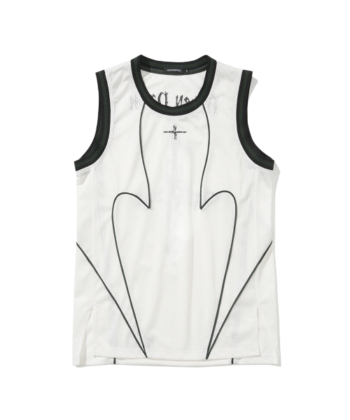 NOT4NERD(ノットフォーナード)の「Ashen Dawn Incision Mesh Sleeveless - White(Tシャツ/カットソー・レディース・その他・LARGE/MEDIUM)」の2枚目の写真