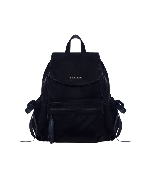 JESTINA(ジェイエスティナ)の「BALLO LG フラップバックパック BK (JHNEHB4BF119BK260)(バックパック/リュック・レディース・ブラック・FREE)」の2枚目の写真