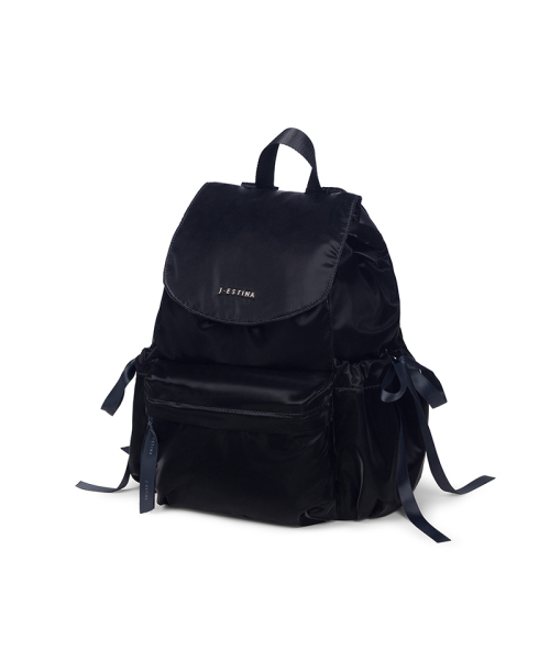 JESTINA(ジェイエスティナ)の「BALLO LG フラップバックパック BK (JHNEHB4BF119BK260)(バックパック/リュック・レディース・ブラック・FREE)」の4枚目の写真