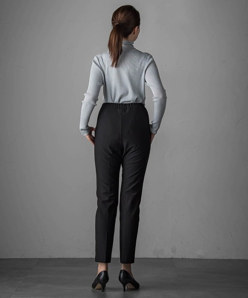 la.f…（ラエフ）の「<極>"ラクきれい"裏起毛ジョグパン（その他パンツ・レディース・チャコールグレー/ブラック・7号/9号/11号）」の10枚目の写真