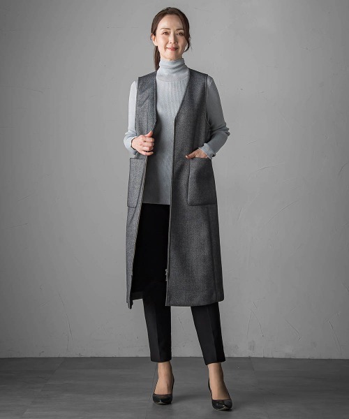 la.f…（ラエフ）の「<極>"ラクきれい"裏起毛ジョグパン（その他パンツ・レディース・チャコールグレー/ブラック・7号/9号/11号）」の15枚目の写真