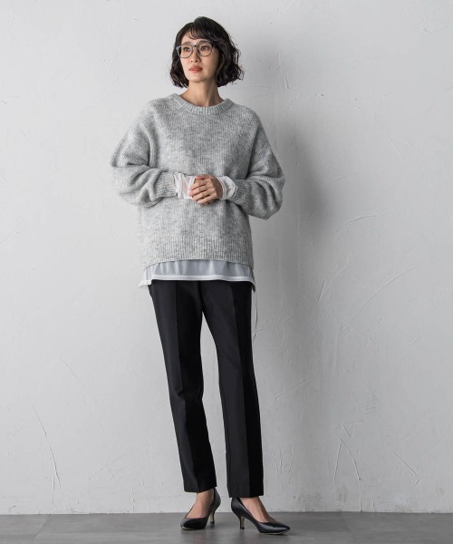 la.f…（ラエフ）の「<極>"ラクきれい"裏起毛ジョグパン（その他パンツ・レディース・チャコールグレー/ブラック・7号/9号/11号）」の17枚目の写真