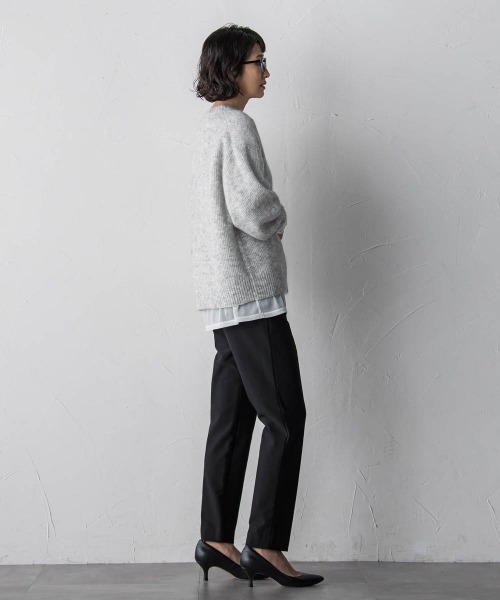 la.f…（ラエフ）の「<極>"ラクきれい"裏起毛ジョグパン（その他パンツ・レディース・チャコールグレー/ブラック・7号/9号/11号）」の18枚目の写真