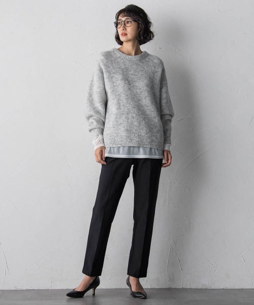 la.f…（ラエフ）の「<極>"ラクきれい"裏起毛ジョグパン（その他パンツ・レディース・チャコールグレー/ブラック・7号/9号/11号）」の16枚目の写真