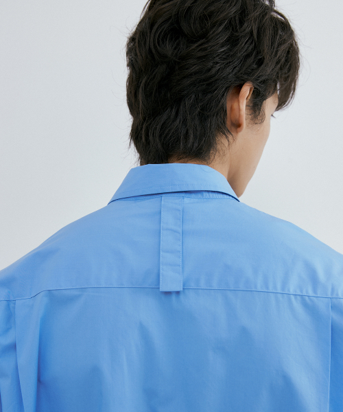 ENDOOR（エンドア）の「Typewriter ring 1/2 shirt (cornflower blue)（シャツ/ブラウス・メンズ・その他・1/2/3）」の4枚目の写真