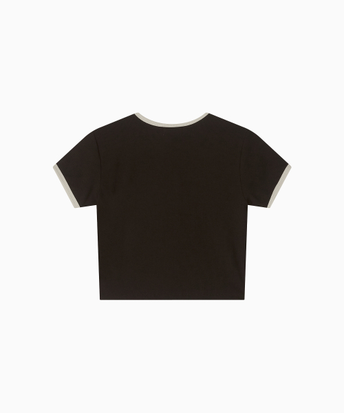 MENASOO(ミナス)の「MNS Span Crop T Shirt_Brown(Tシャツ/カットソー・レディース・ブラウン・1/2)」の10枚目の写真