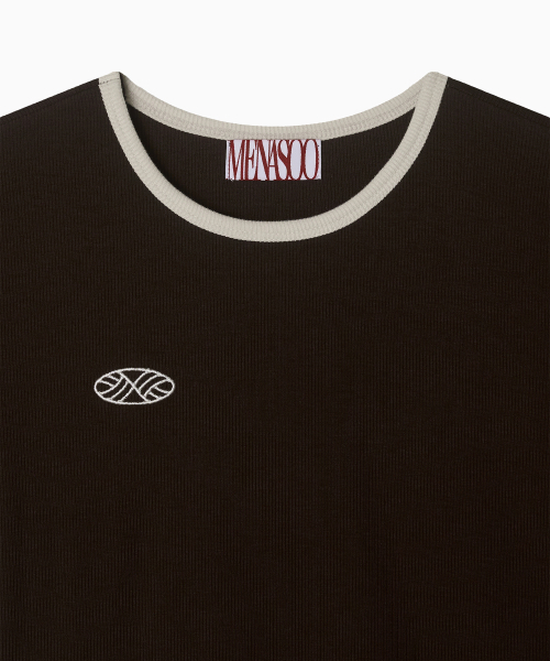 MENASOO(ミナス)の「MNS Span Crop T Shirt_Brown(Tシャツ/カットソー・レディース・ブラウン・1/2)」の11枚目の写真