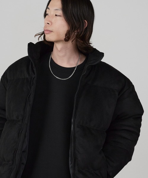 Theater code(シアターコード)の「Spindle-Trimmed Faux Suede Basic Down Jacket / スピンドル付き フェイクスエード ベーシックジャケット 秋 秋服メンズ 2026年秋冬(ダウンジャケット/コート・メンズ・グレー/ブラック/ブラウン・M/L)」の10枚目の写真