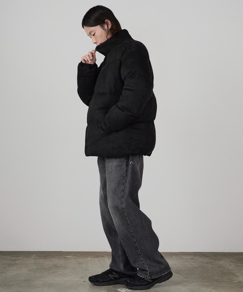 Theater code(シアターコード)の「Spindle-Trimmed Faux Suede Basic Down Jacket / スピンドル付き フェイクスエード ベーシックジャケット 秋 秋服メンズ 2026年秋冬(ダウンジャケット/コート・メンズ・グレー/ブラック/ブラウン・M/L)」の13枚目の写真