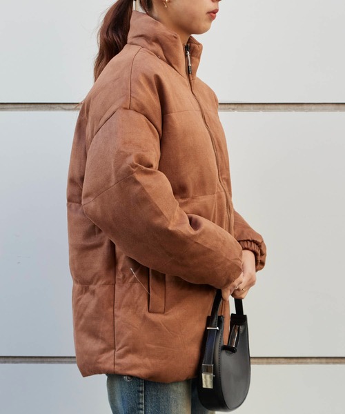 Theater code(シアターコード)の「Spindle-Trimmed Faux Suede Basic Down Jacket / スピンドル付き フェイクスエード ベーシックジャケット 秋 秋服メンズ 2026年秋冬(ダウンジャケット/コート・メンズ・グレー/ブラック/ブラウン・M/L)」の21枚目の写真