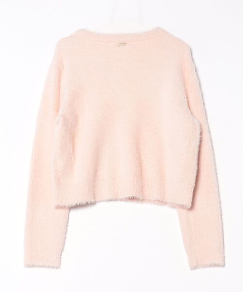 MICHAEL KORS（マイケルコース）の「フェザー テクスチャー カーディガン（カーディガン/ボレロ・レディース・ピンク系・M/L/XL/S/XS）」の2枚目の写真