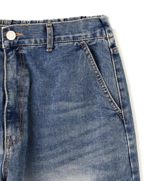 SIS(エスアイエス)の「SIS/エスアイエス/Washed Denim Wide BL(デニムパンツ・レディース・ブルー・L/M)」の8枚目の写真