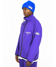 CODE I'M（コードアイエム）の「ラグランルーズフィットユーティリティジップアップジャケットパープル（その他アウター）」