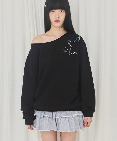 ALKI ALKA（アルキアルカ）の「Ruffle Jersey Skirt (Gray)（スカート・レディース・ライトグレー・FREE）」の2枚目の写真