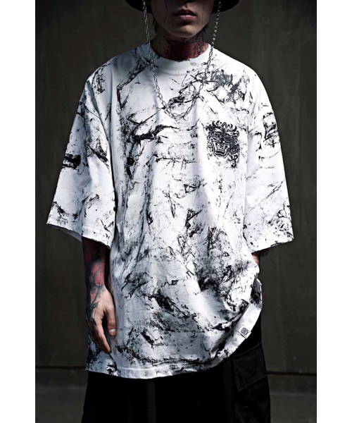 KIRTIMUKHA（キールティムカ）の「ロゴラフペインティングルーズフィット半袖Tシャツホワイト（Tシャツ/カットソー・メンズ・その他・2/3）」の10枚目の写真