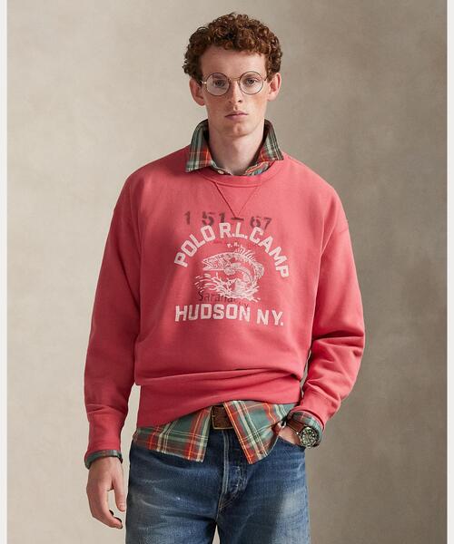 Polo Ralph Lauren ポロラルフローレンヴィンテージスウェット ヴィンテージ フィット フリース グラフィック スウェットシャツ