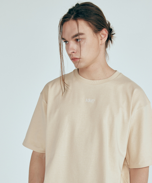 KINETICLO(キネティクロ)の「ダブルステッチ半袖Tシャツ(ベージュ)(Tシャツ/カットソー・メンズ・その他・MEDIUM/LARGE)」の2枚目の写真