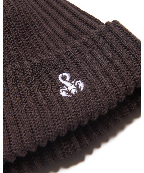 SOPHNET.（ソフネット）の「COOLMAX SCORPION BEANIE（ニットキャップ/ビーニー・メンズ・ブラウン/ライトグリーン/ブラック/ネイビー・FREE）」の10枚目の写真