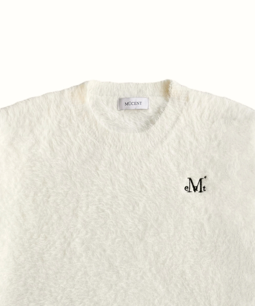 MUCENT(ムセント)の「ノイース アンゴラ ルーズフィット ニット 男女共用 (3カラー)(ニット/セーター・レディース・ブラック/アイボリー/チャコール・FREE)」の16枚目の写真