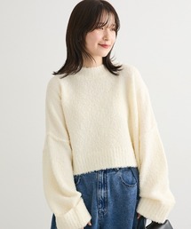 Green Parks | ・Petit Fleur ブークレワイドニット(ニット/セーター)