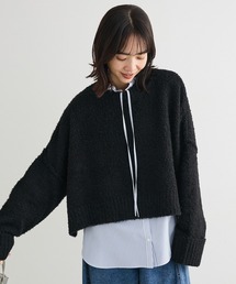 ・Petit Fleur ブークレワイドニット