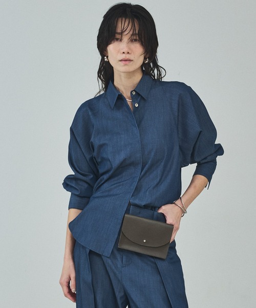 qualite(カリテ)の「【ベルトとしても使用可】レザーベルトミニバック/ウエストポーチ(ショルダーバッグ・レディース・モカ/アイボリー・フリー)」の13枚目の写真