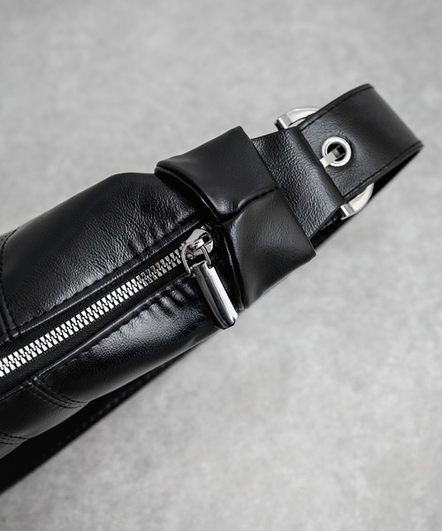 Rocky Monroe(ロッキーモンロー)の「PUレザー クロワッサン型ショルダーバッグ/ボディバッグ(ショルダーバッグ・メンズ・ブラウン/ワイン/ブラック・FREE)」の22枚目の写真