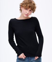 ボートネックロングTシャツ