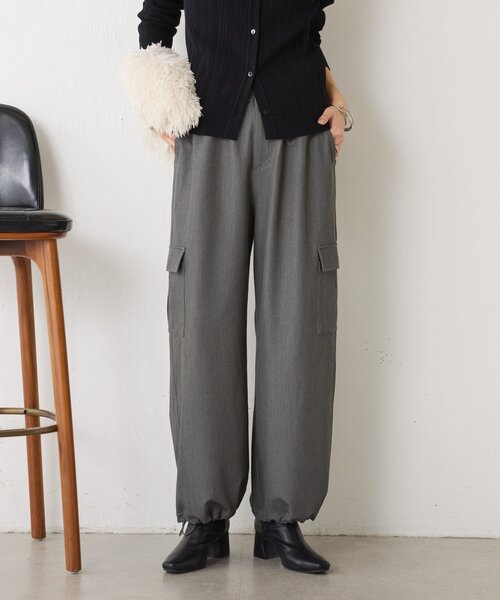 Jena espace merveilleux（ジェナ　エスパスメルヴェイユ）の「【ラフに、こなれる】パラシュートパンツ（その他パンツ・レディース・アイボリー/グレー/ベージュ・FREE）」の3枚目の写真