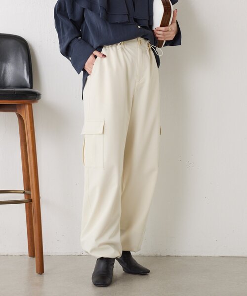 Jena espace merveilleux（ジェナ　エスパスメルヴェイユ）の「【ラフに、こなれる】パラシュートパンツ（その他パンツ・レディース・アイボリー/グレー/ベージュ・FREE）」の17枚目の写真