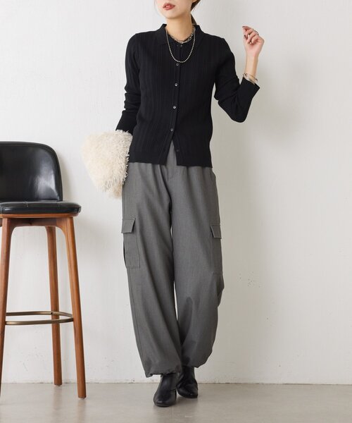 Jena espace merveilleux（ジェナ　エスパスメルヴェイユ）の「【ラフに、こなれる】パラシュートパンツ（その他パンツ・レディース・アイボリー/グレー/ベージュ・FREE）」の18枚目の写真