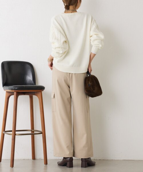 Jena espace merveilleux（ジェナ　エスパスメルヴェイユ）の「【ラフに、こなれる】パラシュートパンツ（その他パンツ・レディース・アイボリー/グレー/ベージュ・FREE）」の9枚目の写真
