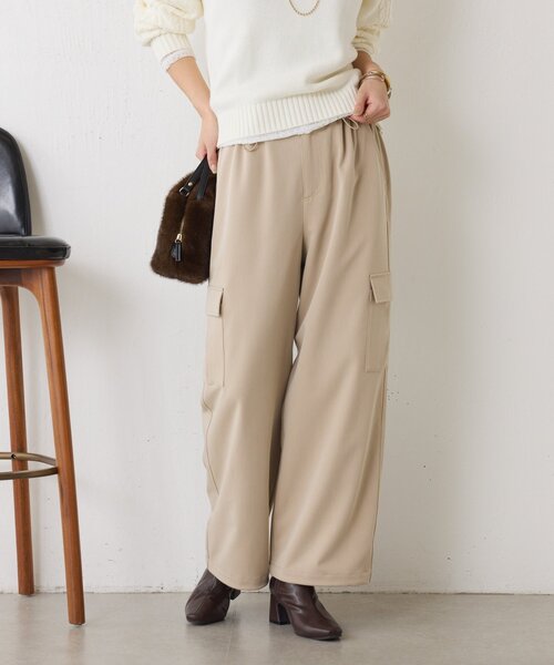 Jena espace merveilleux（ジェナ　エスパスメルヴェイユ）の「【ラフに、こなれる】パラシュートパンツ（その他パンツ・レディース・アイボリー/グレー/ベージュ・FREE）」の8枚目の写真