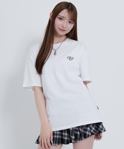OY(オーワイ)の「『OY/オーワイ』DOLLY STONE TEE/ドリーストーンTシャツ(Tシャツ/カットソー・レディース・ブラック/ホワイト・L/M)」の19枚目の写真