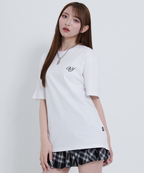 OY(オーワイ)の「『OY/オーワイ』DOLLY STONE TEE/ドリーストーンTシャツ(Tシャツ/カットソー・レディース・ブラック/ホワイト・L/M)」の20枚目の写真