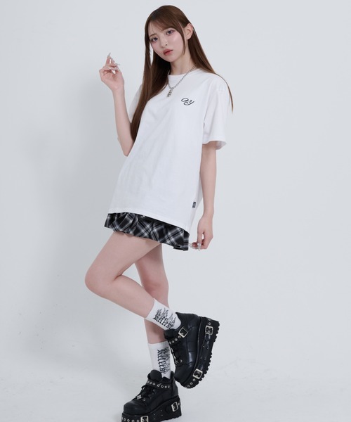 OY(オーワイ)の「『OY/オーワイ』DOLLY STONE TEE/ドリーストーンTシャツ(Tシャツ/カットソー・レディース・ブラック/ホワイト・L/M)」の22枚目の写真