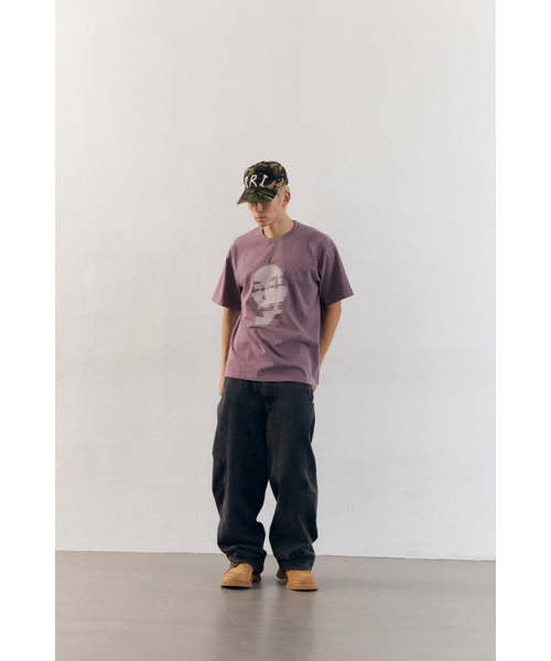 PRIVATE NEIGHBORS（プライベートネイバーズ）の「Fade Face Tee (Pigment Dyed) - Ash Purple（Tシャツ/カットソー・メンズ・その他・LARGE）」の4枚目の写真