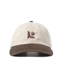 ROIDESROIS（ロワデロワ）の「刺繍シンボルロゴツートンキャップ（ブラウン）（キャップ）」