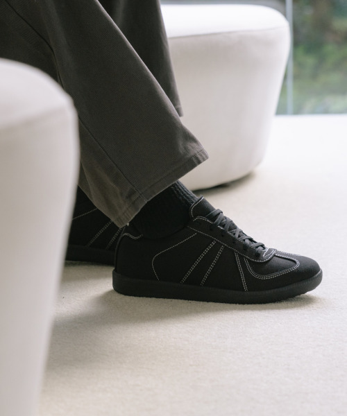 DIFFERSHOE（ディファーシュー）の「クーバスニーカー7CM [オールブラックデニム]（スニーカー・レディース・ブラック・22.5cm/23cm/24cm/25cm/26cm/27cm/28cm）」の10枚目の写真
