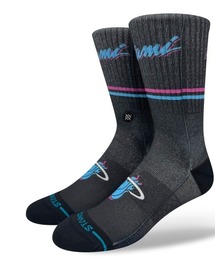 STANCE（スタンス）の「STANCE MIAMI HEAT CITY EDITION 2026（スタンス マイアミ・ヒート シティ・エディション 2026）（ソックス/靴下）」