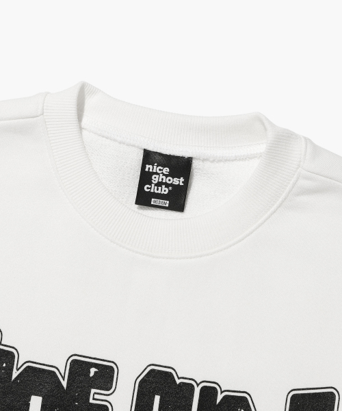 NICE GHOST CLUB(ナイスゴーストクラブ)の「NICE GHOST CITY SWEATSHIRTS_WHITE(NG2DSUM444A)(スウェット・レディース・その他・S/M/L)」の3枚目の写真