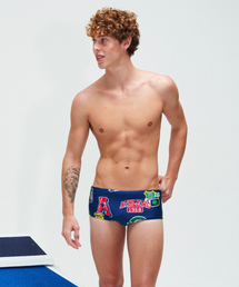 DELIGHTPOOL（ディライトプール）の「Athletic Club Square Leg Swimsuit - Team Navy（水着）」