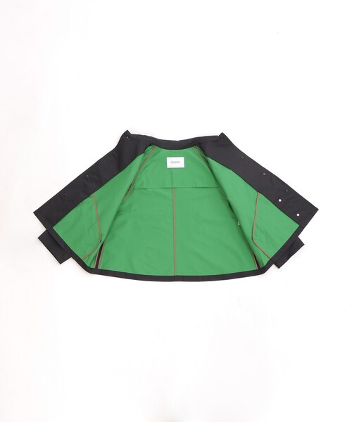 MACKINTOSH PHILOSOPHY(マッキントッシュ フィロソフィー)の「【WELBURY SHORT(ウェルベリーショート)】ダブルクロス製(トレンチコート・レディース・グリーン/ブラウン系その他4/ベージュ/ダークネイビー・38)」の20枚目の写真