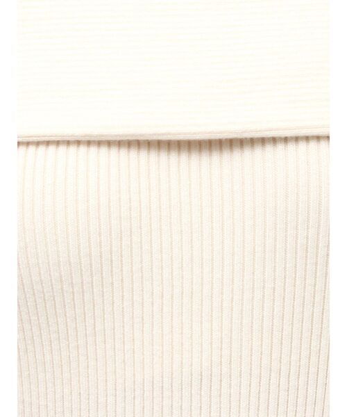 RESEXXY(リゼクシー)の「オフショルプリーツニットミニワンピース(ワンピース・レディース・アイボリー/ブラック/ブルー・FREE)」の8枚目の写真