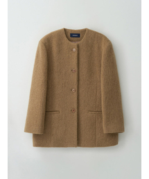 NOKSEOP（ノクソプ）の「Alpaca blend half coat_camel（ダッフルコート）」