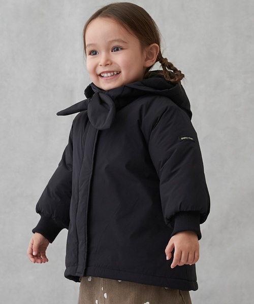 WEB限定販売/洗える】ロング中綿ジャケット（ブルゾン）｜petit main