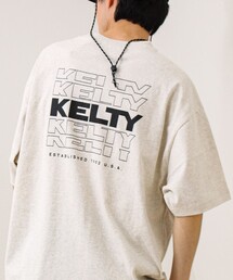 GLOSTER（グロスター）の「【KELTY×GLOSTER】別注 バックタイポロゴT（Tシャツ/カットソー）」
